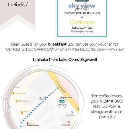 Lake Como Skyview Esterno foto